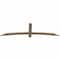 Ekena Millwork Bellingham Smooth Timber Gable Bracket, Douglas Fir, 72"W x 21"H x 1 1/2"D x 3 1/2"F, 7/12 Pitch GBW072X21X0204BEL00SDF - alternate 5